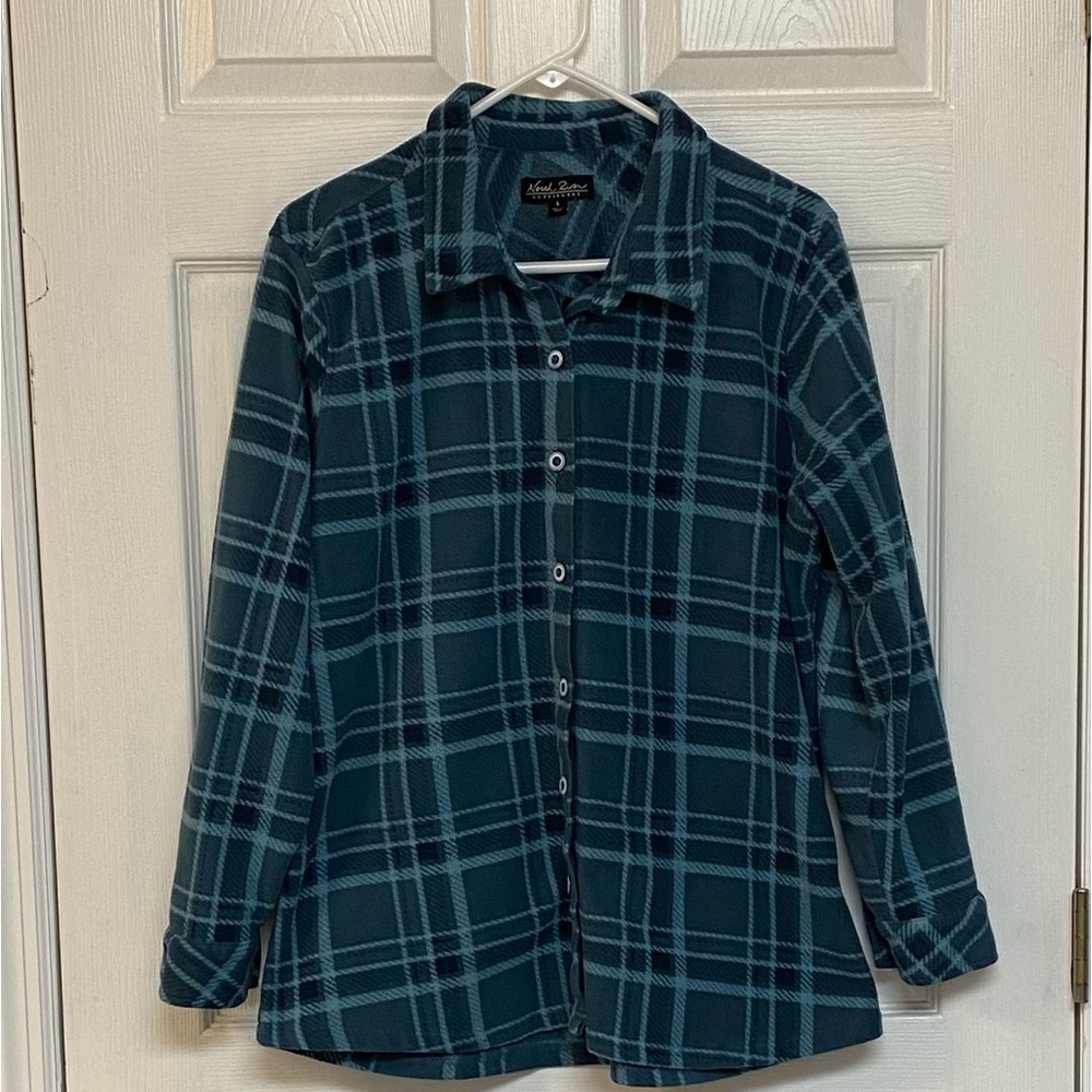 North River Outfitters Fleece Shirt Shacket Ladies Size Large
